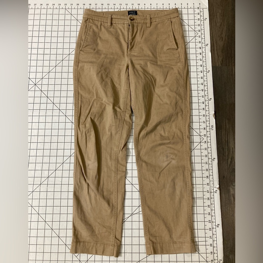 J. Crew Women’s Size 2 Tan High Rise Girlfriend Chino Pants
